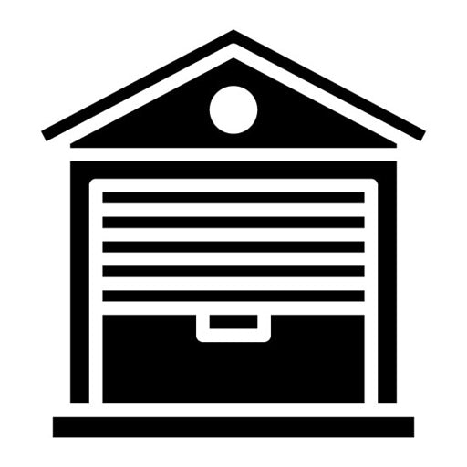Warehouse Glyph Icon | Order Fulfilment