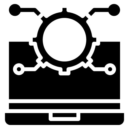 Automated System Glyph Icon