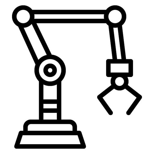Industrial Robot Icon | Manufacturing and Distribution
