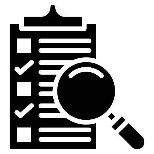 Inspection Checklist Glyph Icon