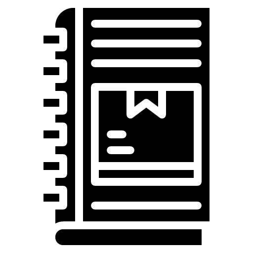 Product Catalog Glyph Icon