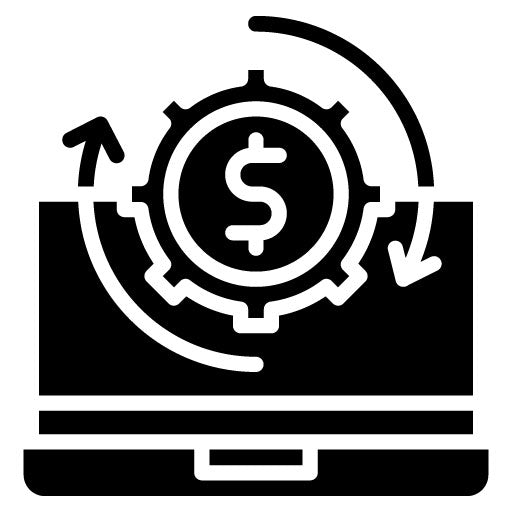 Production Efficiency Glyph Icon