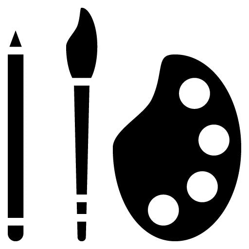 Arts and Crafts Glyph Icon