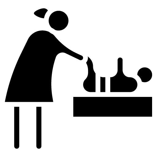 Diaper Changing Glyph Icon