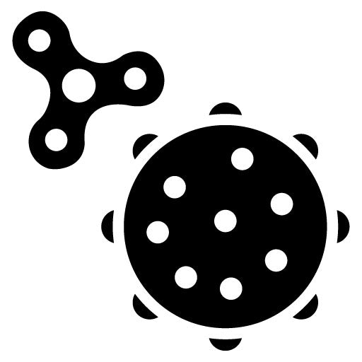 Sensory Play Glyph Icon