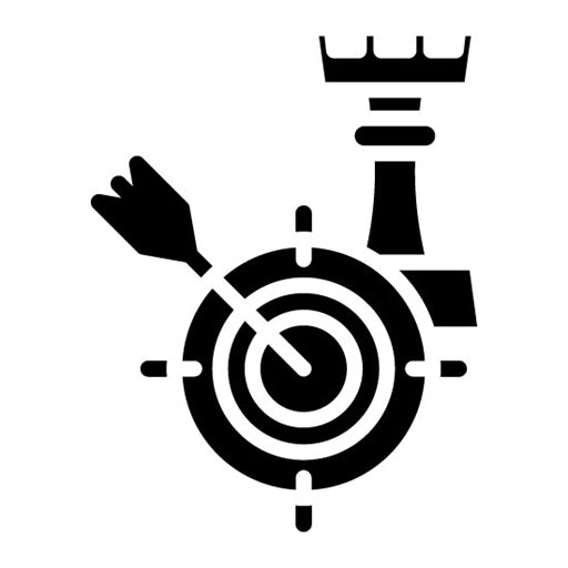 Objective Statement Glyph Icon