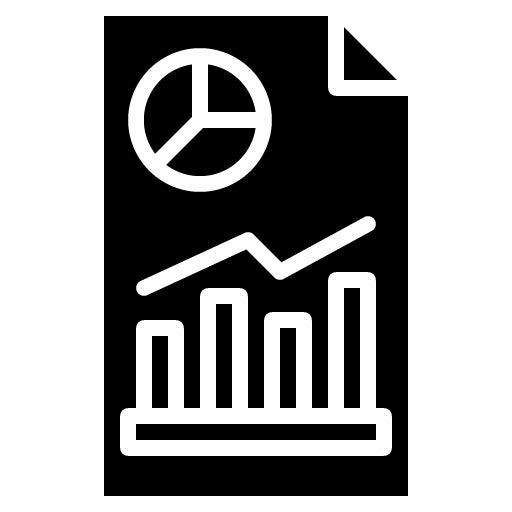 Analytics Glyph Icon | Professional Services