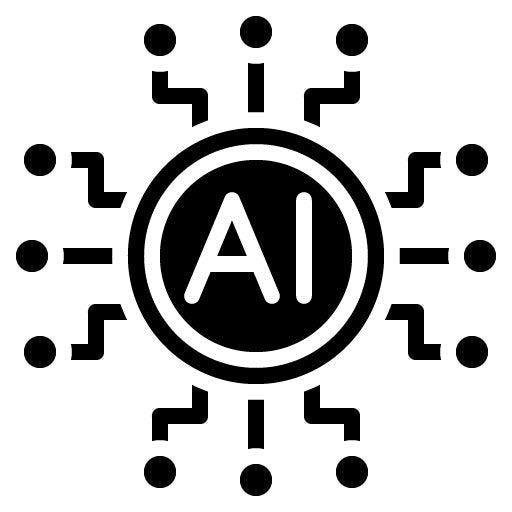 Artificial Intelligence Glyph Icon | Professional Services