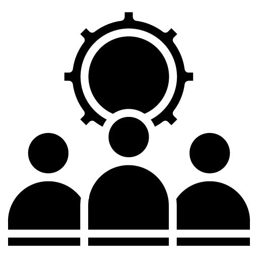 Management Glyph Icon | Professional Services