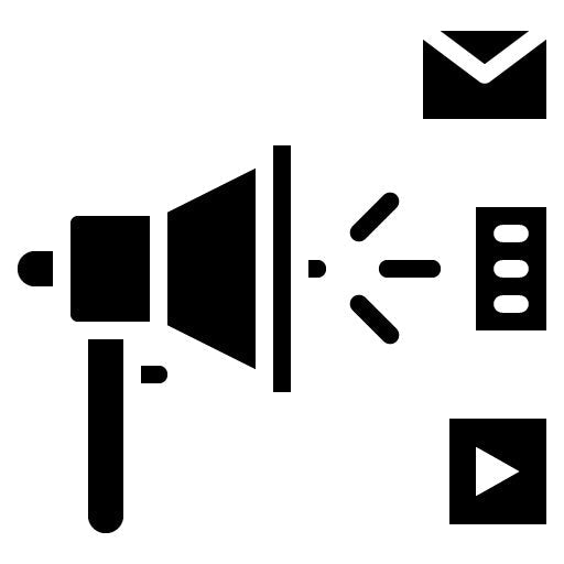 Marketing Glyph Icon | Professional Services