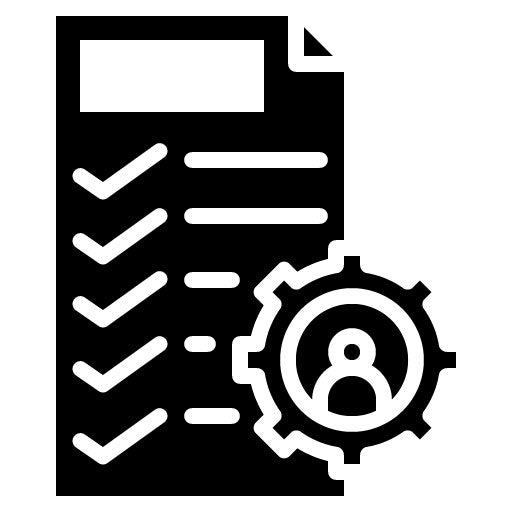 Project Management Glyph Icon | Professional Services