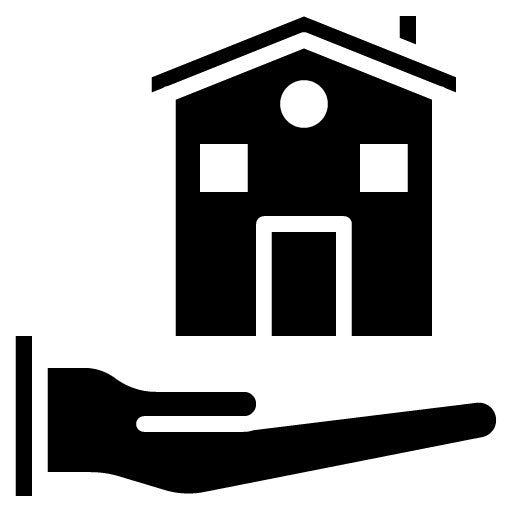 Real Estate Glyph Icon | Professional Services