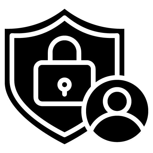 Account Privacy Glyph Icon