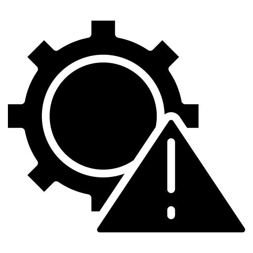 Risk Management Glyph Icon | Safe Payment