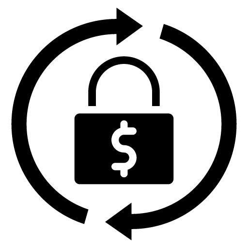 Transaction Lock Glyph Icon