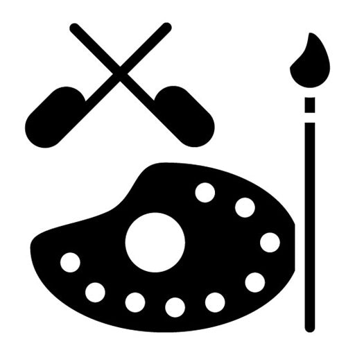 Art and Crafts Glyph Icon