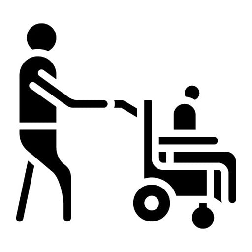 Assisted Living Glyph Icon
