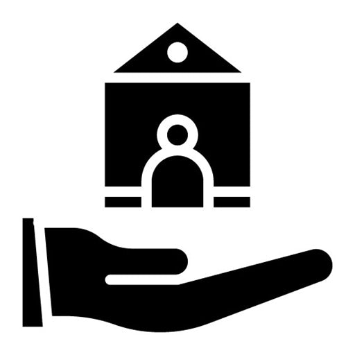 Living Assistance Glyph Icon