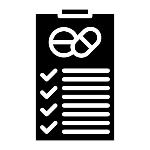 Medication Management Glyph Icon