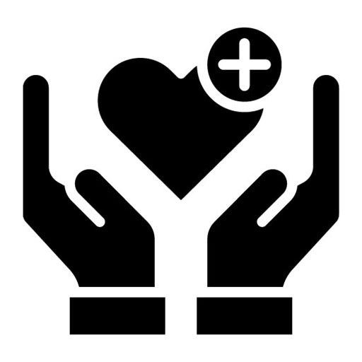 Palliative Care Glyph Icon | Elderly Care