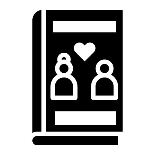 Historical Romance Glyph Icon