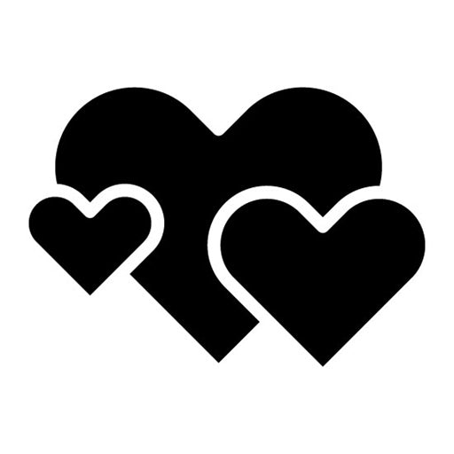 Romance Glyph Icon | Movie Genres