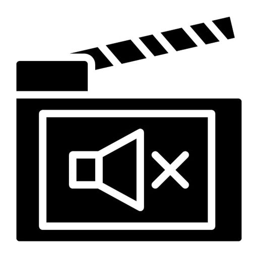 Silent Film Glyph Icon