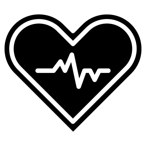 Cardiac Arrest Glyph Icon