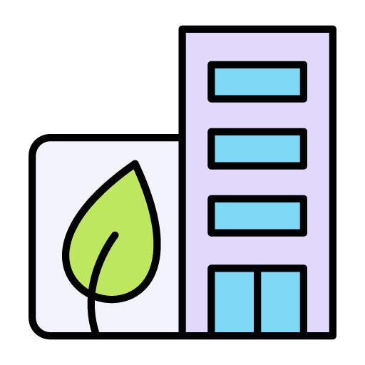 Eco Hotel Filled Icon