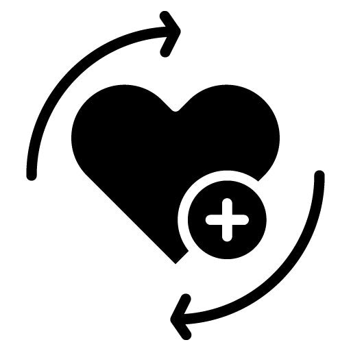 Cardiac Rehab Glyph Icon