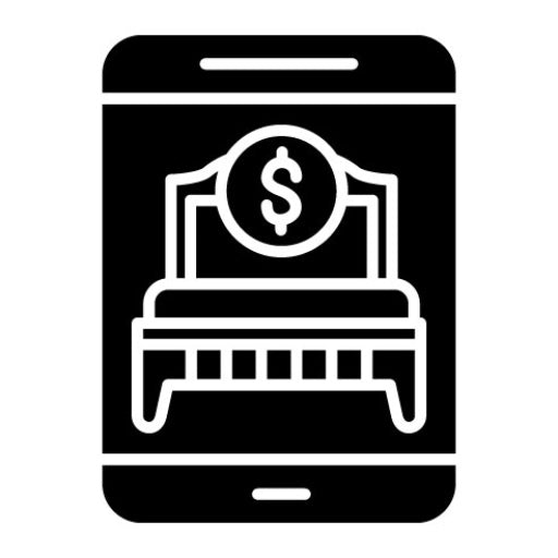 Booking Rate Glyph Icon