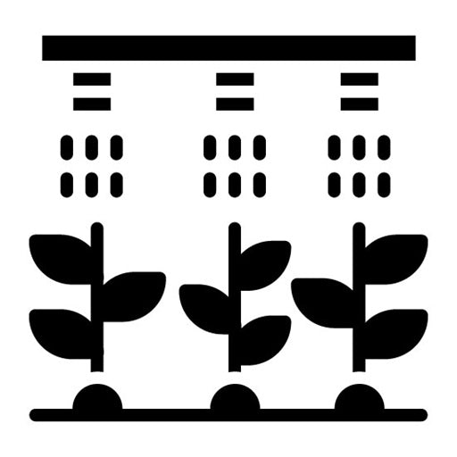 Agricultural Water Use Glyph Icon