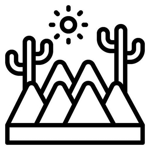 Desert Landscape Icon | Water Crisis