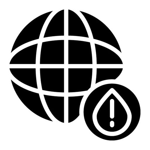 Global Water Issues Glyph Icon