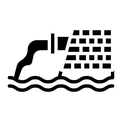 Water Infrastructure Glyph Icon
