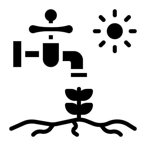 Water Stress Glyph Icon