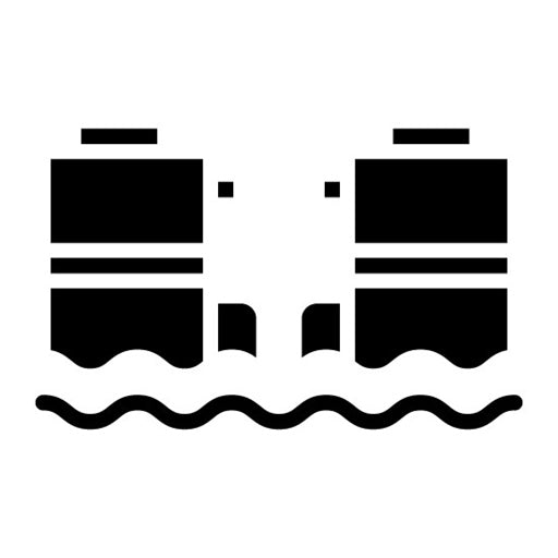 Water Treatment Glyph Icon