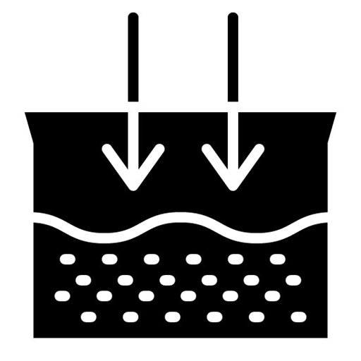Activated Carbon Glyph Icon
