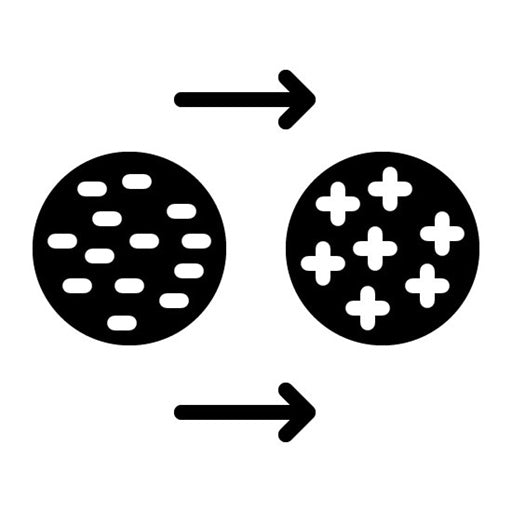 Ion Exchange Glyph Icon