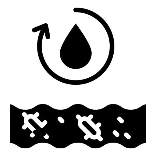 Wastewater Treatment Glyph Icon