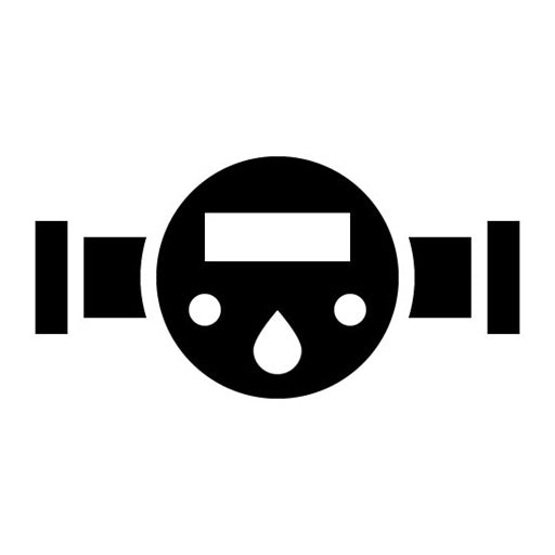 Water Meter Glyph Icon | Water Treatment