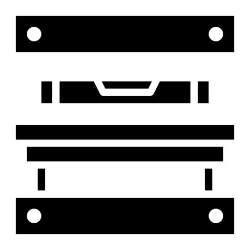 Automatic Bed Leveling Glyph Icon