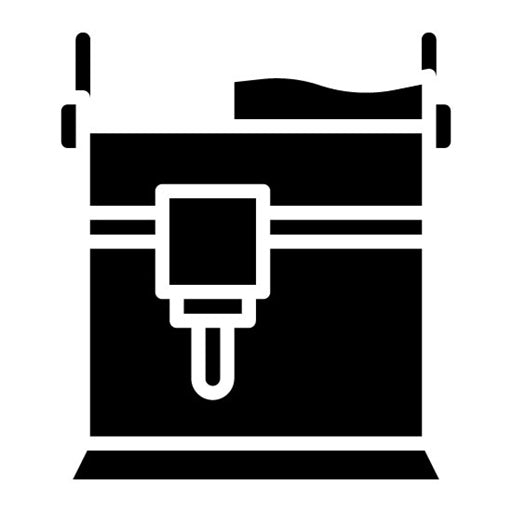 Bed Leveling Glyph Icon | Additive Maufacturing