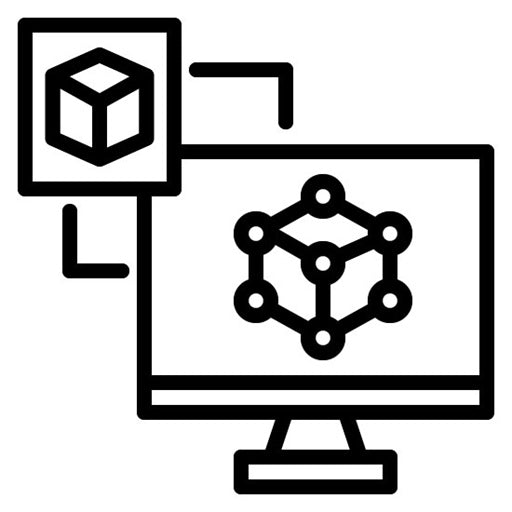 Digital Twin Icon