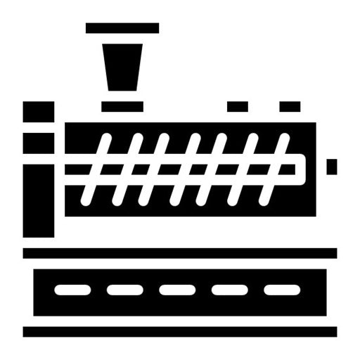 Extruder Glyph Icon | Additive Maufacturing