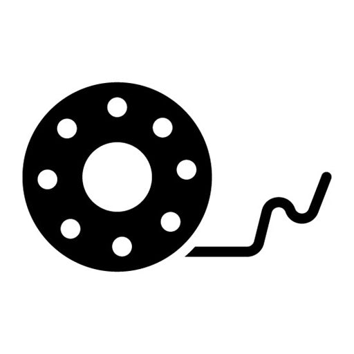 Filament Spool Glyph Icon