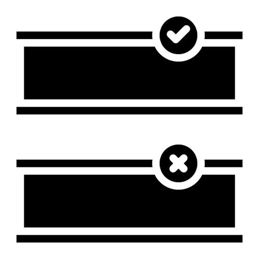 Material Selection Glyph Icon