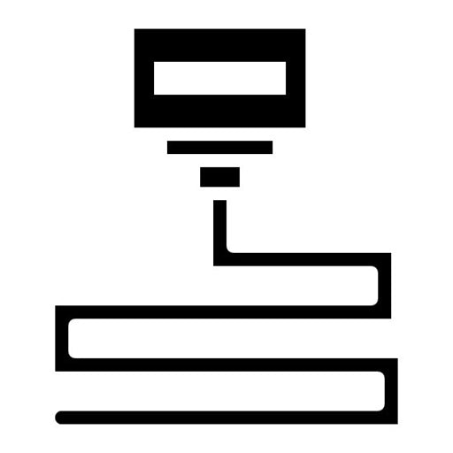 Nozzle Glyph Icon | Additive Maufacturing