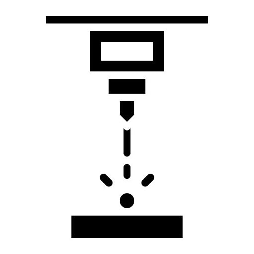 Powder Bed Glyph Icon