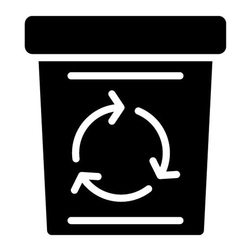 Powder Recycling Glyph Icon
